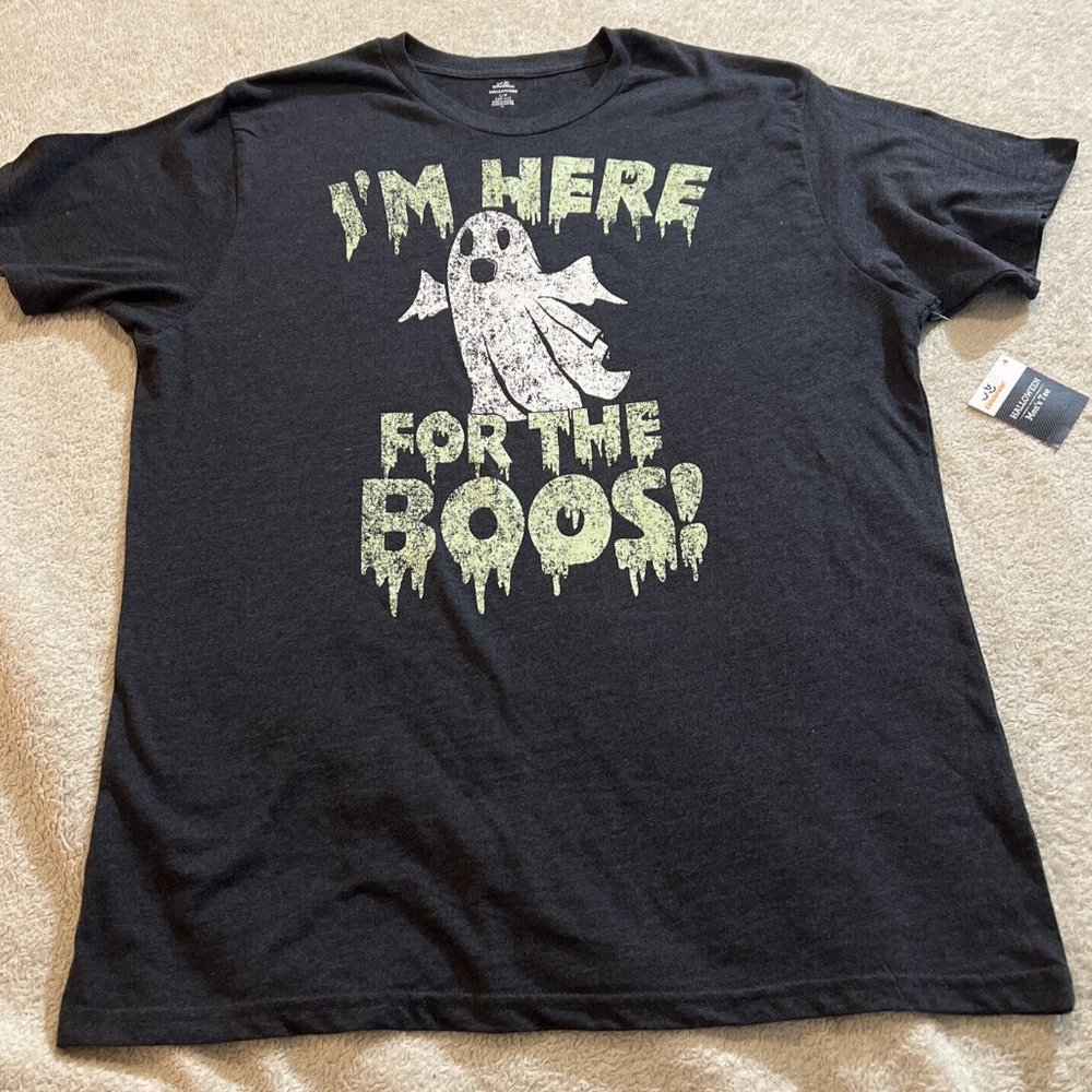 New with Tags I'm Here for the Boos Halloween Ghost T Shirt 3XL